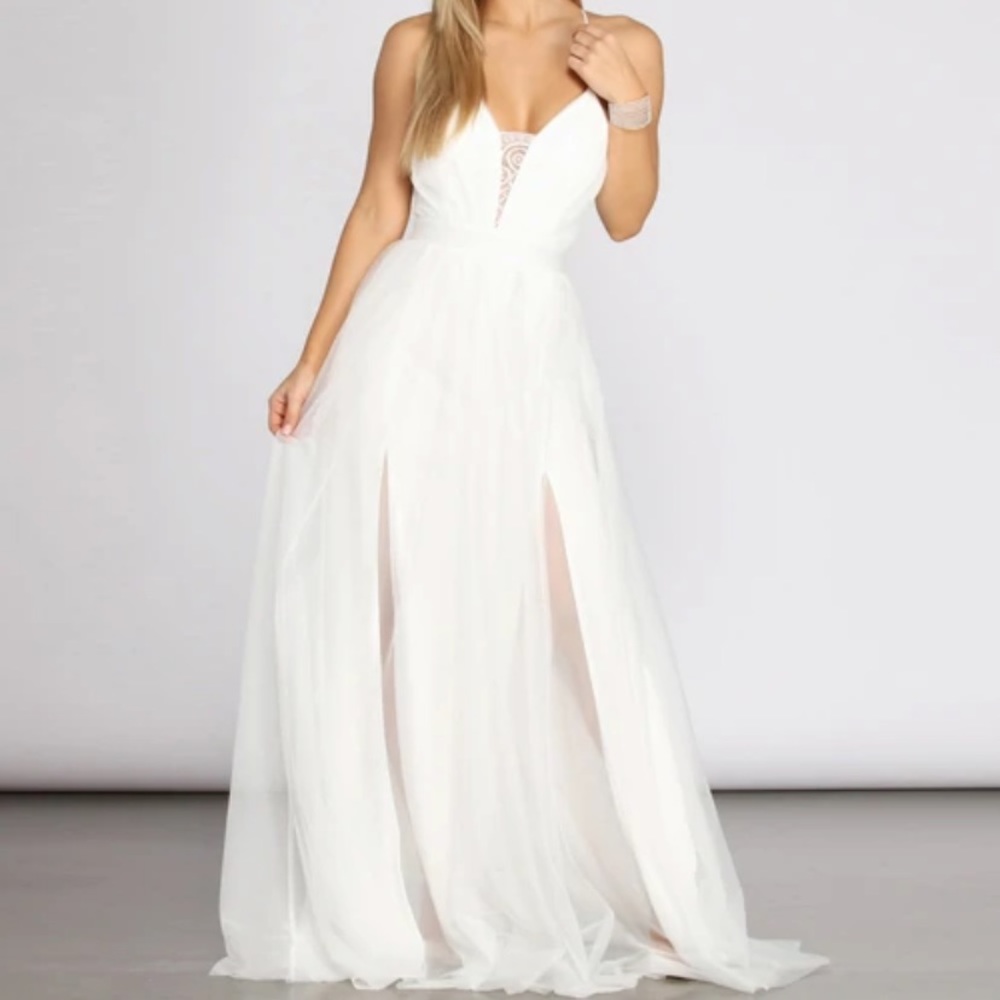 🤍Windsor Store Maxine A-Line Tulle Dress